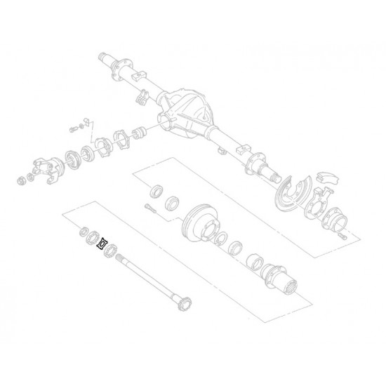 00473629  -  Lock - Rear Wheel Bearing Adjusting Nut 