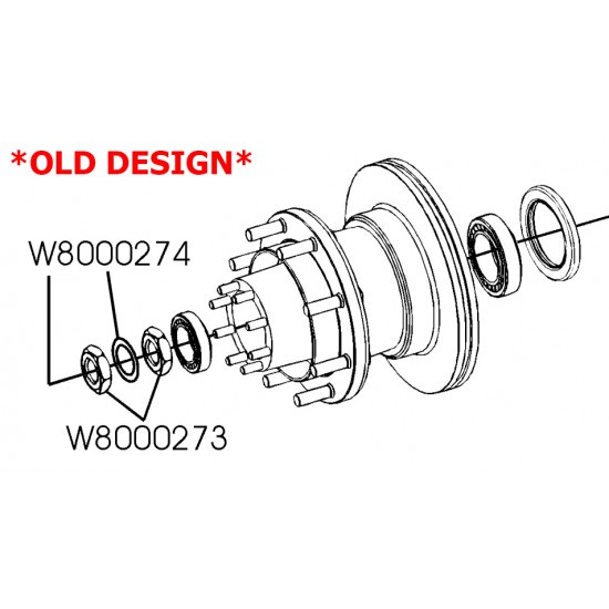 W8000273  -  Nut - Spindle (Updated Design)