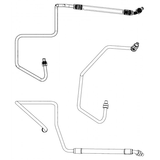 W0004943  -  Hose Asm - Pump To Steering Gear