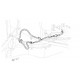 W0011394  -  Cable Asm - Park Brake Front (Hand Apply)