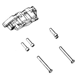 W8002401  -  Caliper Screw Kit for 1 Caliper (JM6 - 68mm Caliper)