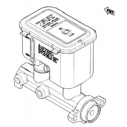 W0007679  -  Master Cylinder Asm - Brake (JM6 Brake Code - 68mm Calipers)