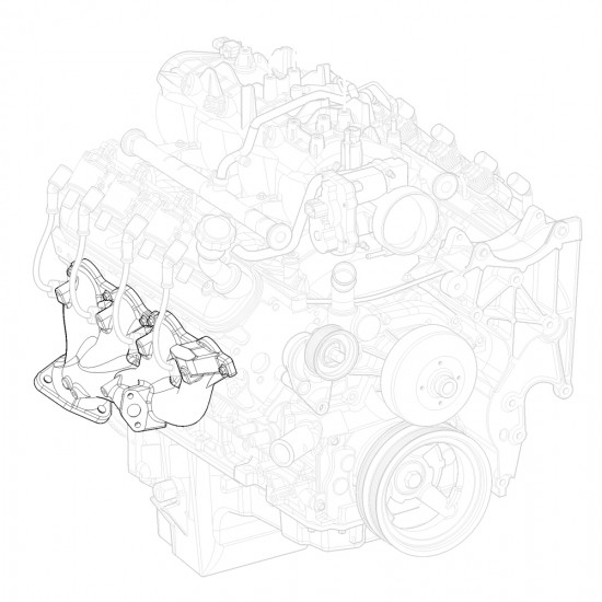 W8802391  -  Manifold Asm - Exhaust Right Hand