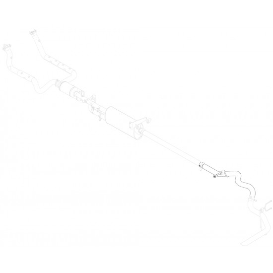 W0012776  -  Pipe Asm - Exhaust Tail 