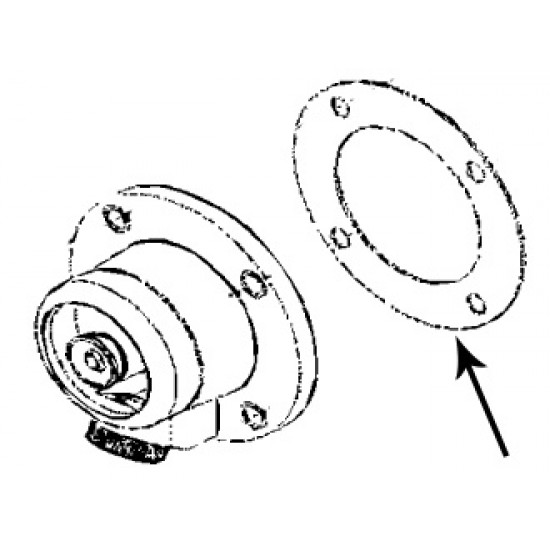 W8834546  -  Front Outer Gasket For Oil Hub Cap