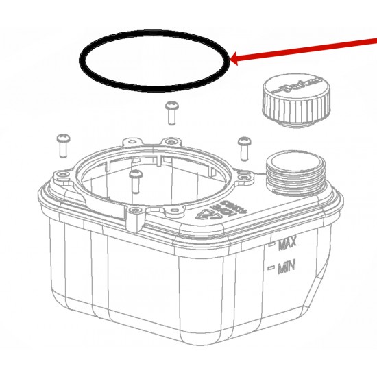W8837811  -  Seal - Park Brake Pump Reservoir (O-Ring)
