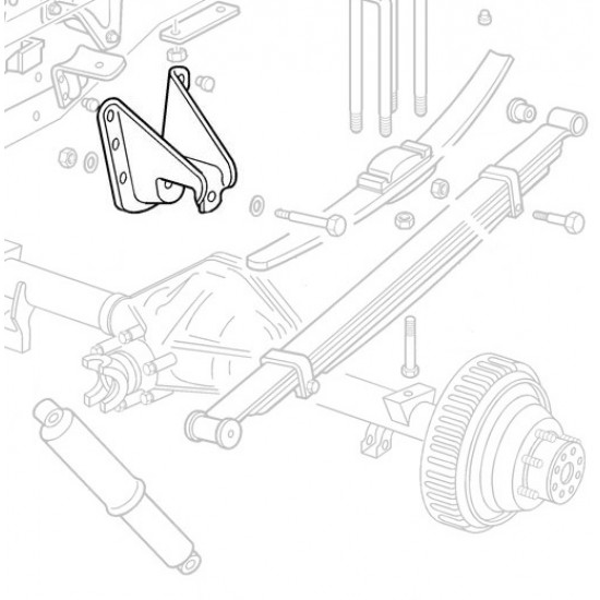 14005120  -  Hanger - Rear Spring, Front